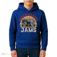 Raised On Old School Jams Hip Hop Kids Hoodie thumb 4