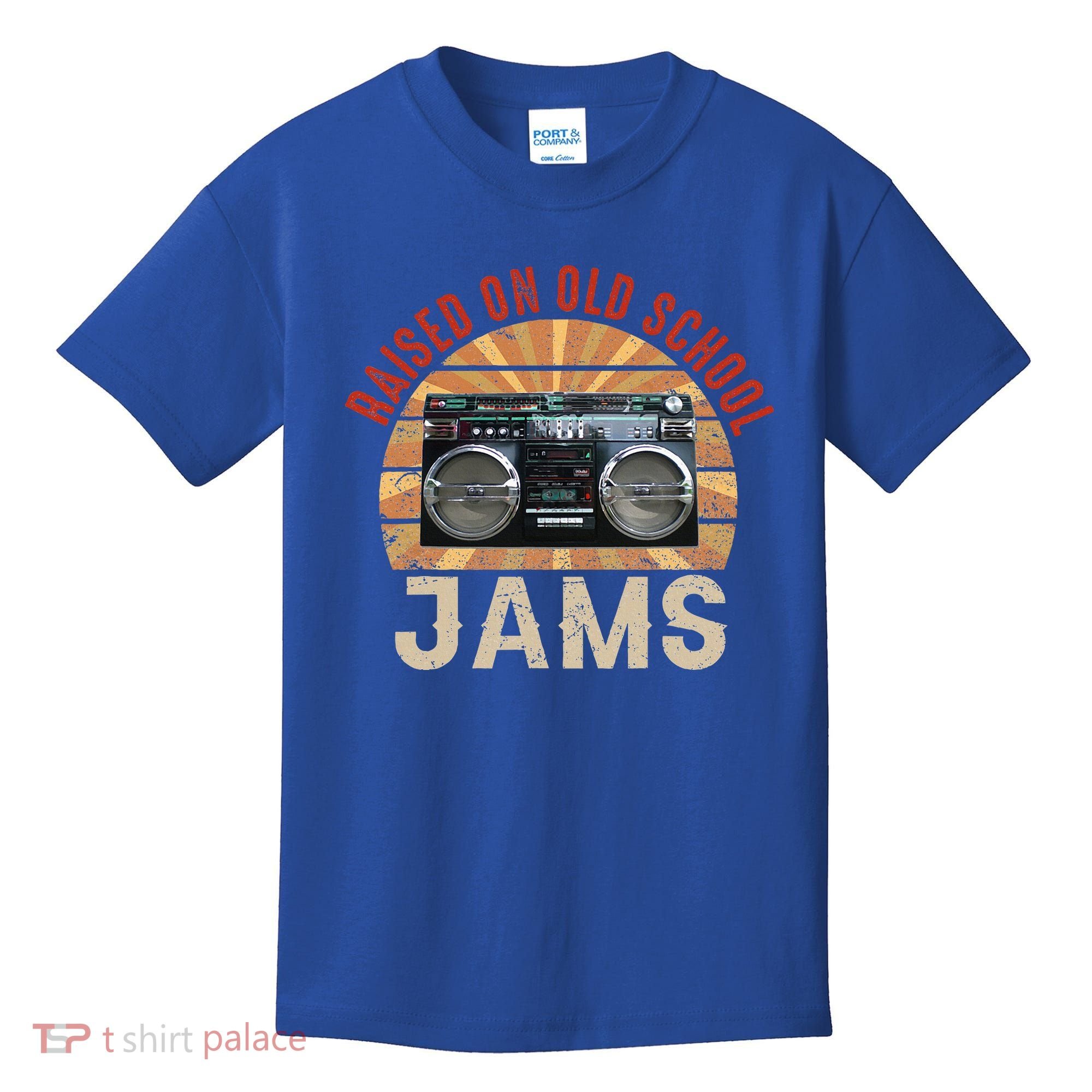 Raised On Old School Jams Hip Hop Kids T-Shirt