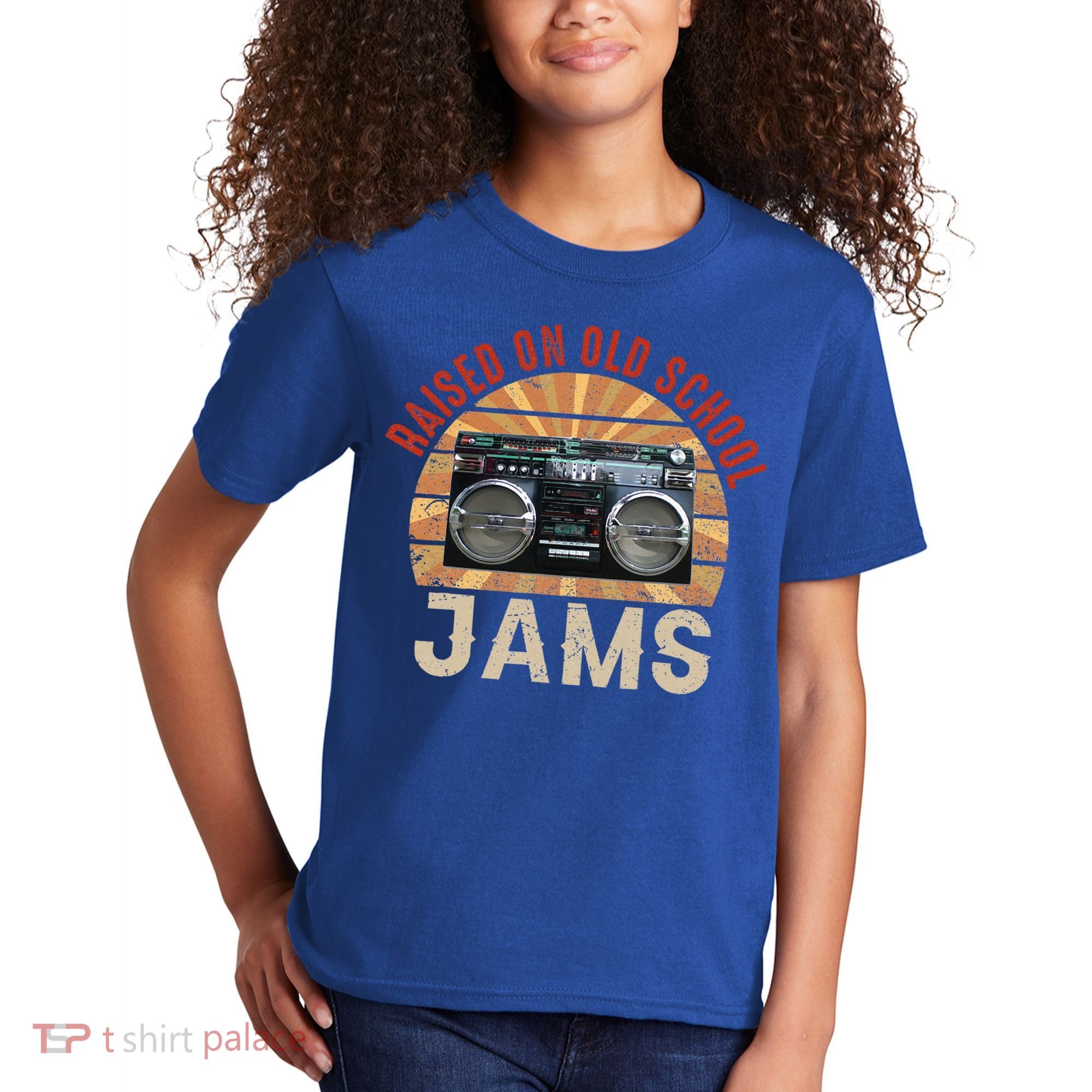 Raised On Old School Jams Hip Hop Kids T-Shirt