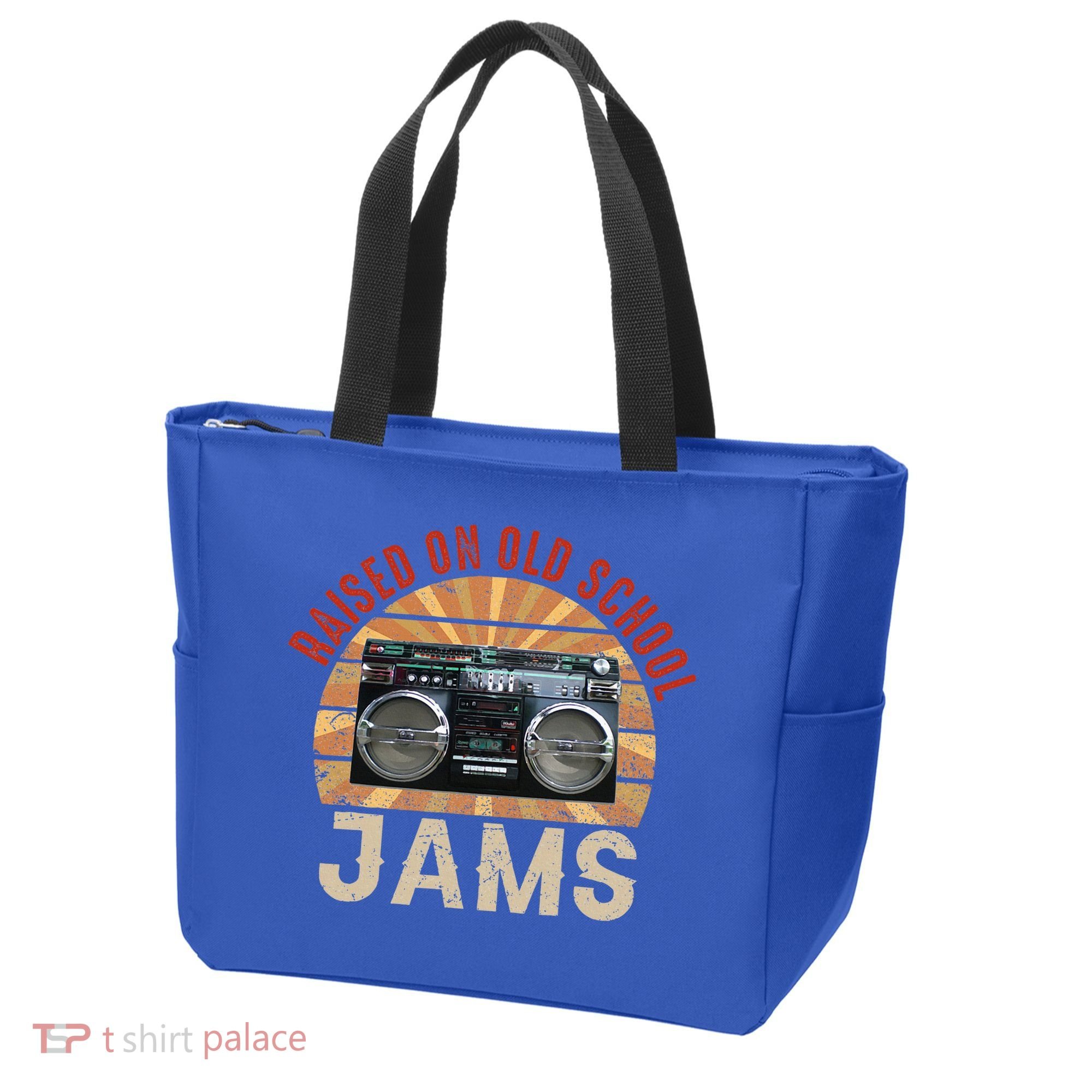 Raised On Old School Jams Hip Hop Tote Bag