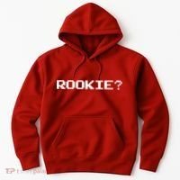 Rookie? Retro Video Game Pixel Basketball Logo Hoodie thumb 0