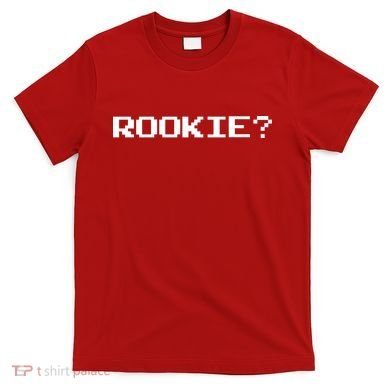 Rookie? Retro Video Game Pixel Basketball Logo T-Shirt