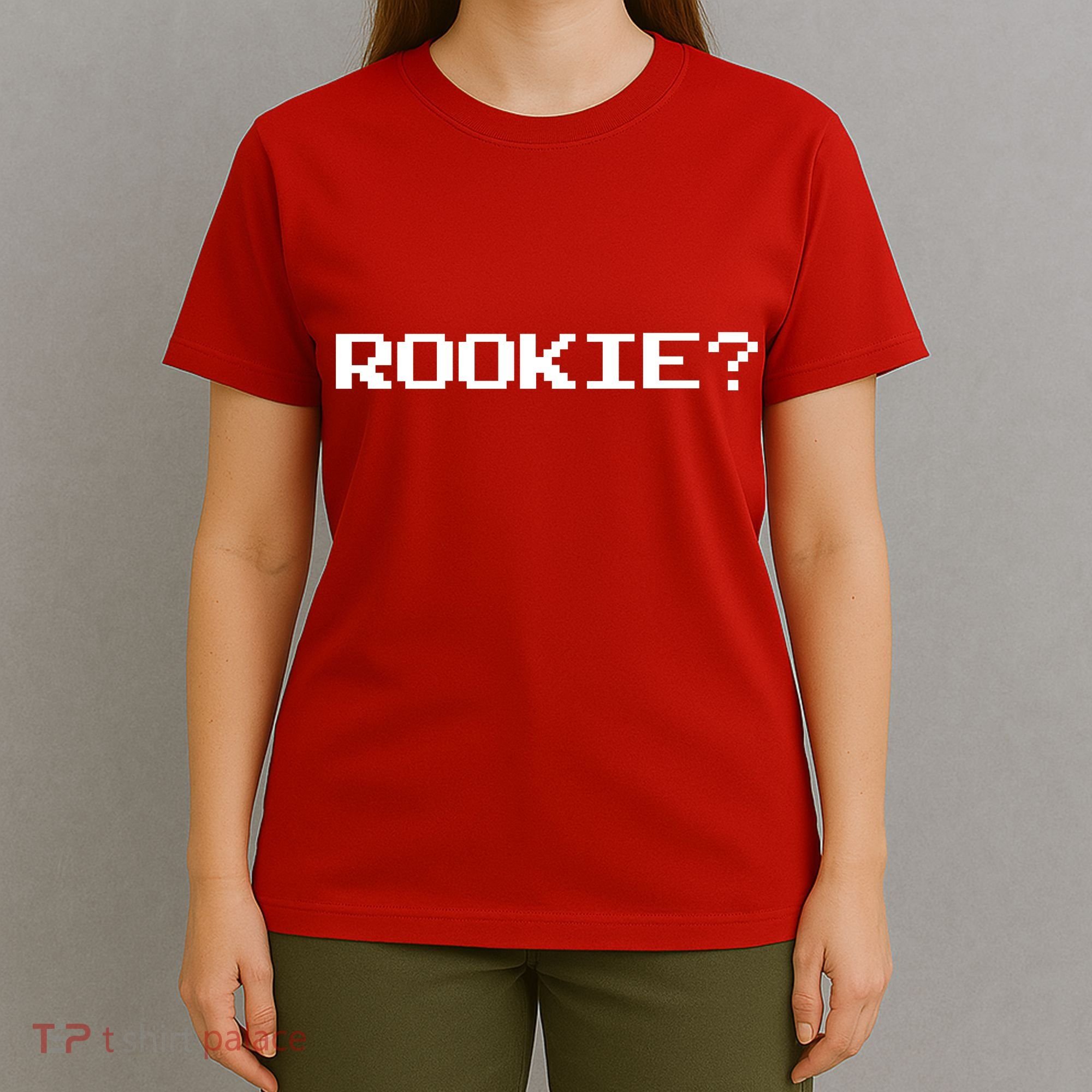 Rookie? Retro Video Game Pixel Basketball Logo T-Shirt