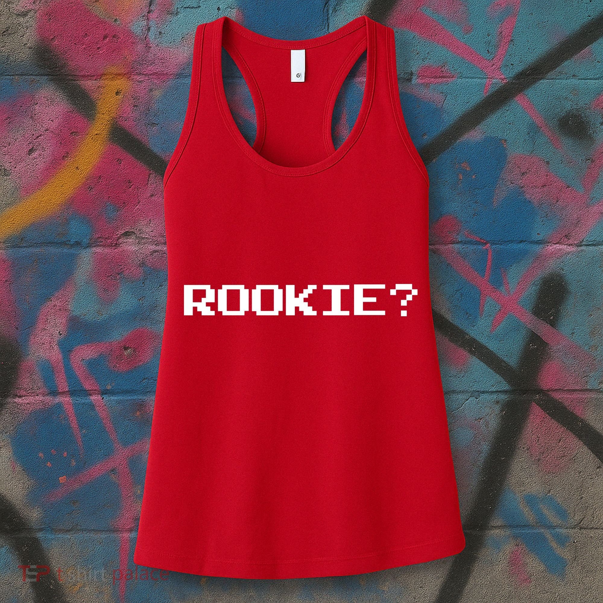 Rookie? Retro Video Game Pixel Basketball Logo Women's Tank Top
