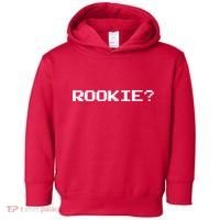 Rookie? Retro Video Game Pixel Basketball Logo Toddler Hoodie thumb 0