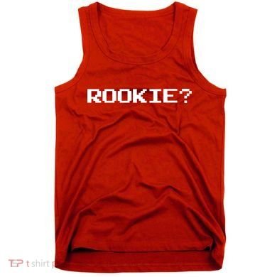 Rookie? Retro Video Game Pixel Basketball Logo Tank Top