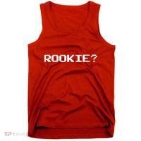 Rookie? Retro Video Game Pixel Basketball Logo Tank Top thumb 0
