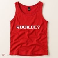 Rookie? Retro Video Game Pixel Basketball Logo Tank Top thumb 2