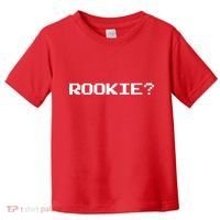 Rookie? Retro Video Game Pixel Basketball Logo Toddler T-Shirt thumb 0