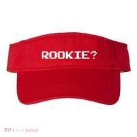 Rookie? Retro Video Game Pixel Basketball Logo Visor thumb 0