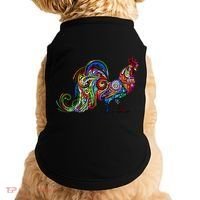 Rooster Trippy Cockerel Cock Doggie Tank thumb 0