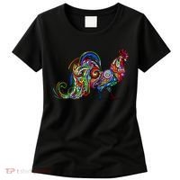 Rooster Trippy Cockerel Cock Women's T-Shirt thumb 0