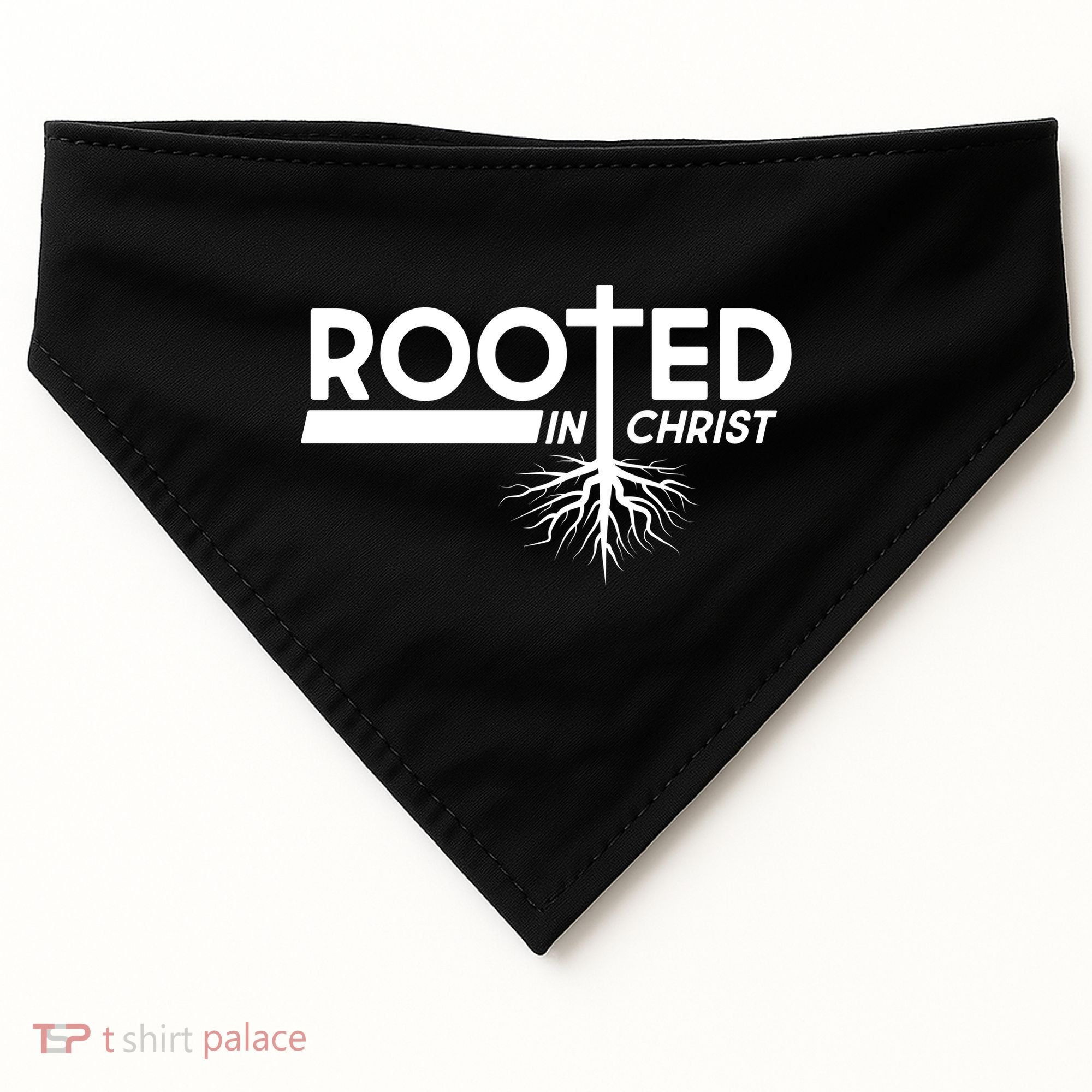 Rooted In Christ Tree Roots USA-Made Doggie Bandana