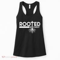 Rooted In Christ Tree Roots Women's Tank Top thumb 0