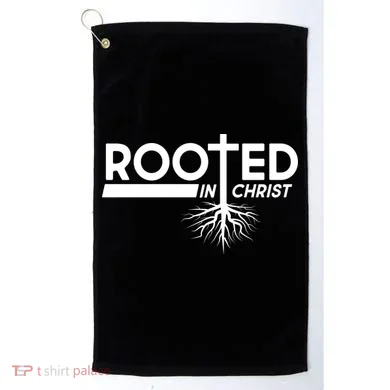 Rooted In Christ Tree Roots Golf Towel