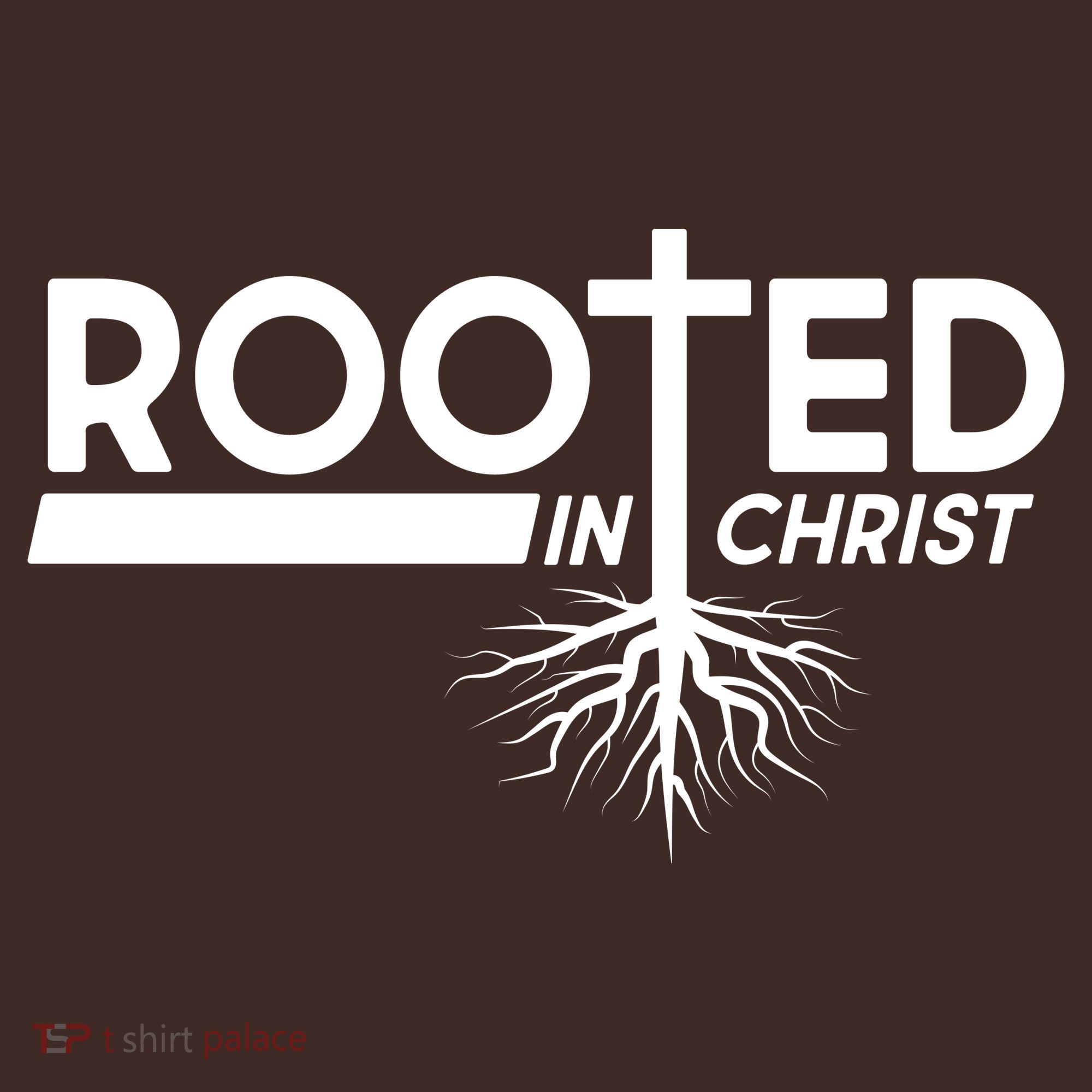 Rooted In Christ Tree Roots Mousepad