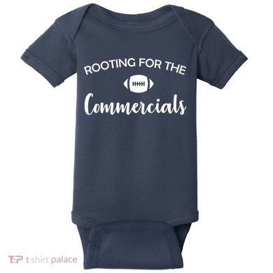 Rooting For The Commercials Baby Bodysuit