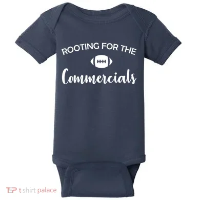 Rooting For The Commercials Baby Bodysuit