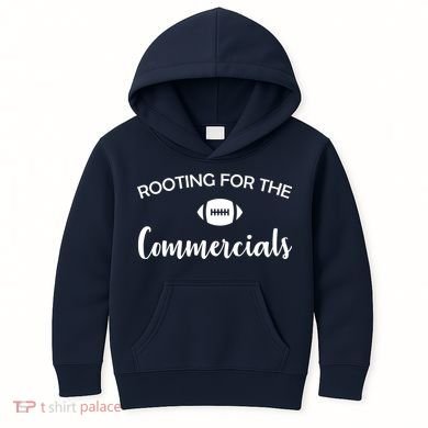 Rooting For The Commercials Kids Hoodie
