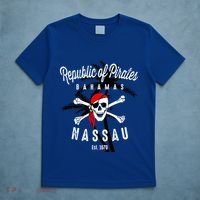 Republic Of Pirates Nassau Bahamas Vintage Summer T-Shirt thumb 5