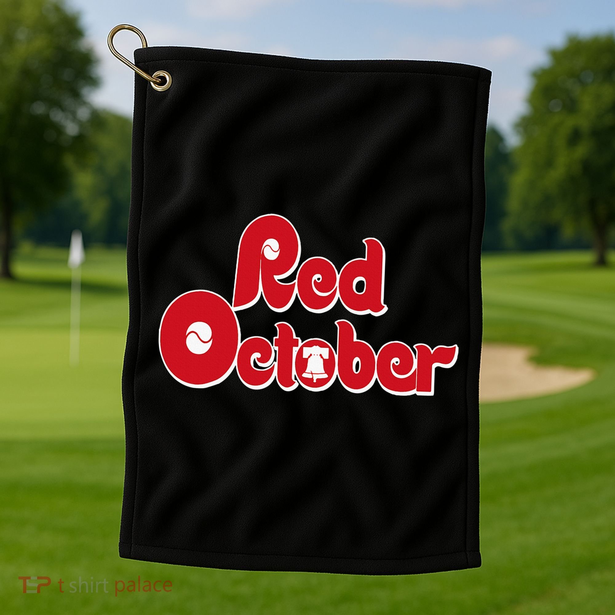 red october philly philadelphia Golf Towel