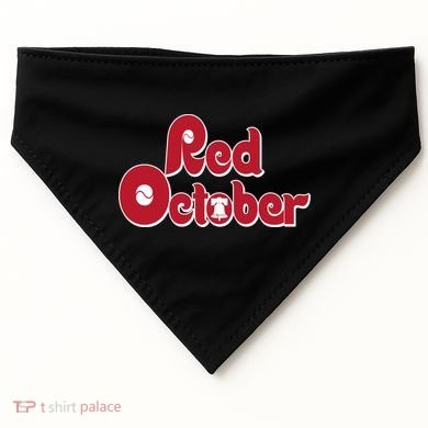 Red October Philadelphia Vintage USA-Made Doggie Bandana