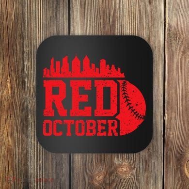 Red October Philadelphia Vintage Coaster