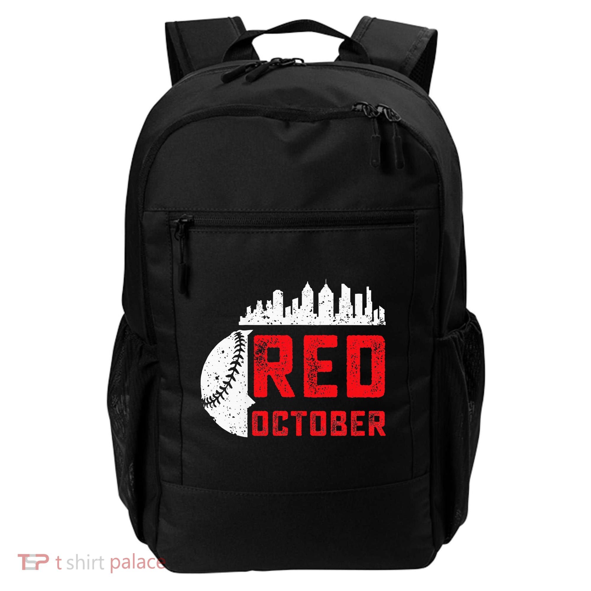 Red October Philly Philadelphia Baseball Retro Skyline Backpack