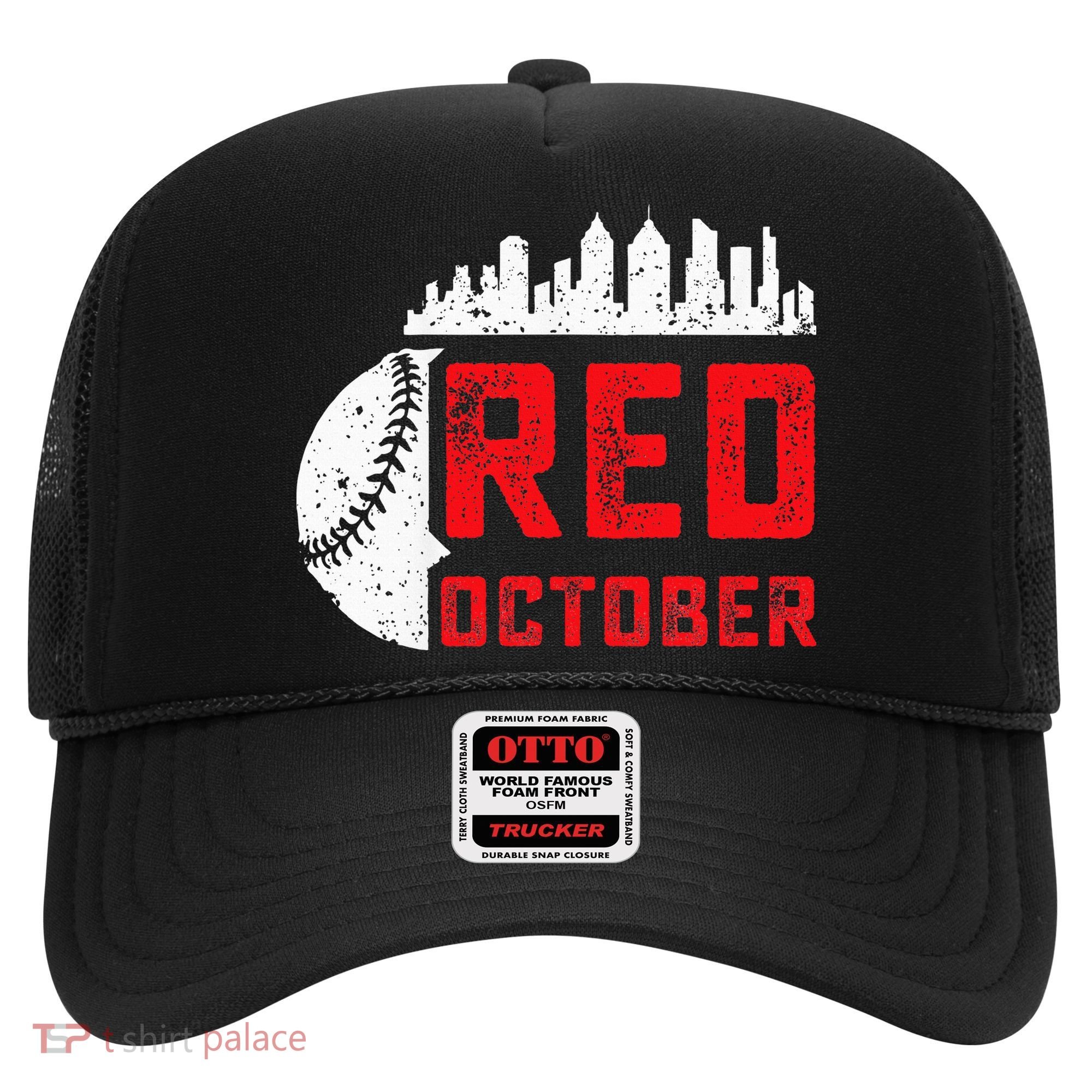 Red October Philly Philadelphia Baseball Retro Skyline Hat