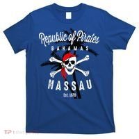 Republic Of Pirates Nassau Bahamas Vintage Summer T-Shirt thumb 0
