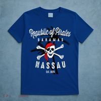 Republic Of Pirates Nassau Bahamas Vintage Summer T-Shirt thumb 5