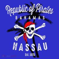 Republic Of Pirates Nassau Bahamas Vintage Summer T-Shirt thumb 7