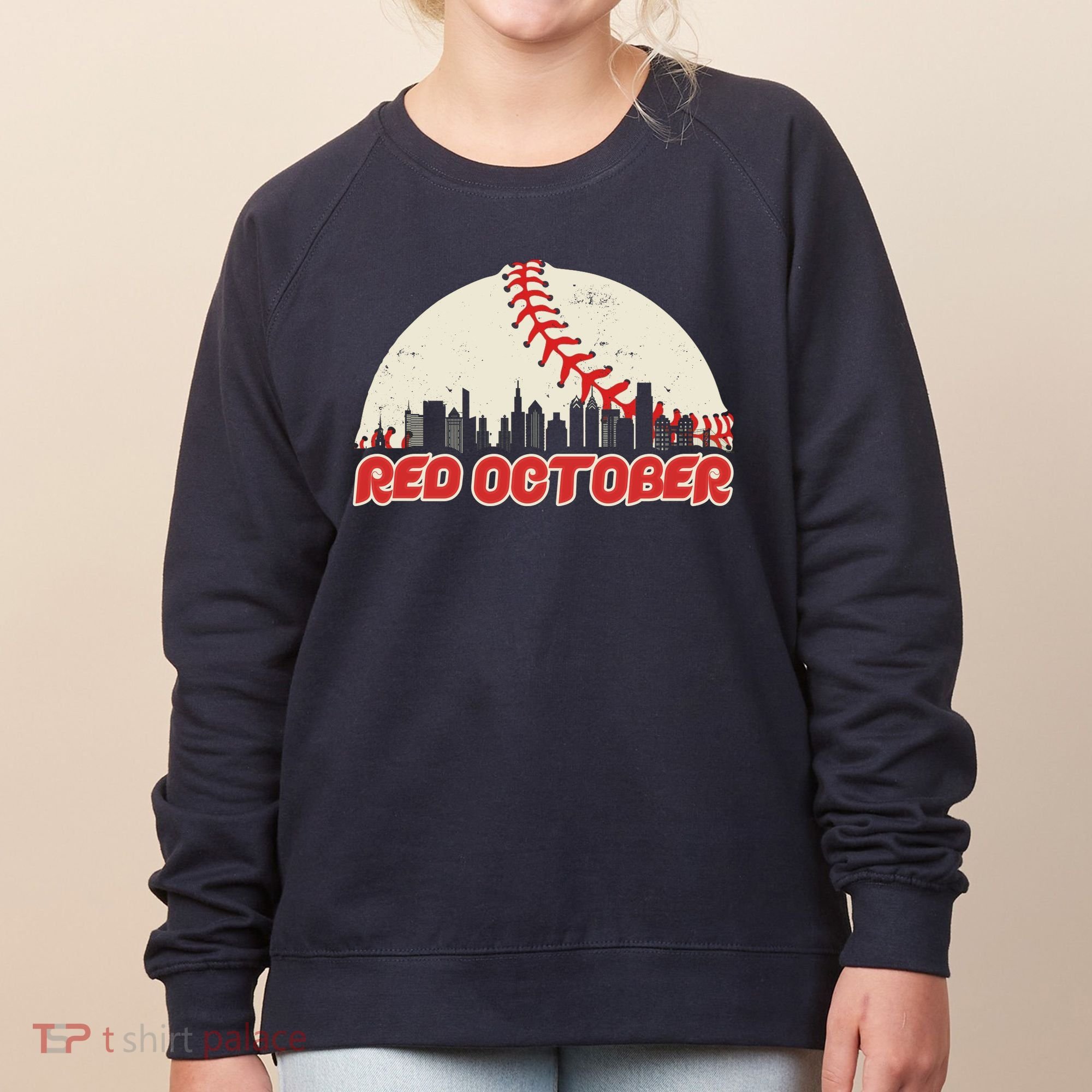 Red October Philadelphia Baseball Women's Sweatshirt