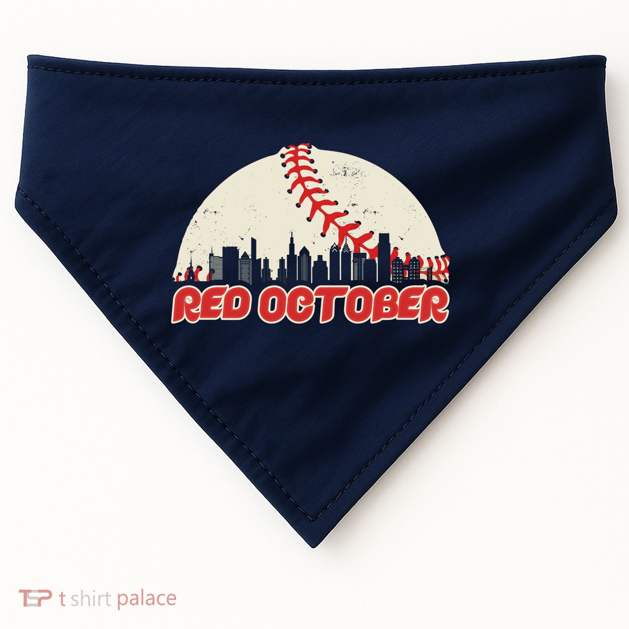 Red October Philadelphia Baseball USA-Made Doggie Bandana