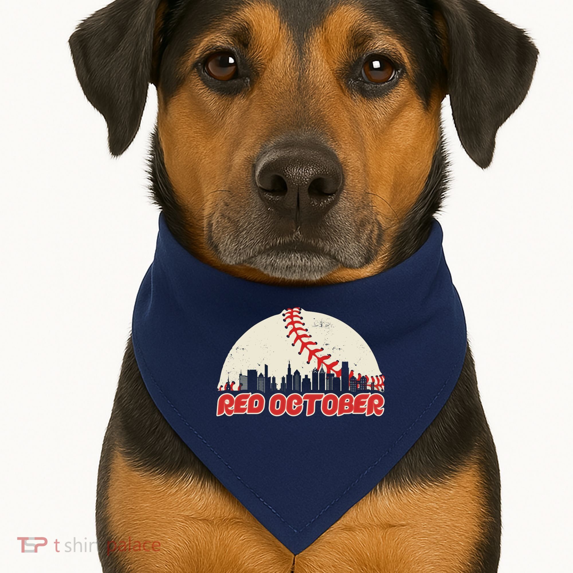 Red October Philadelphia Baseball USA-Made Doggie Bandana