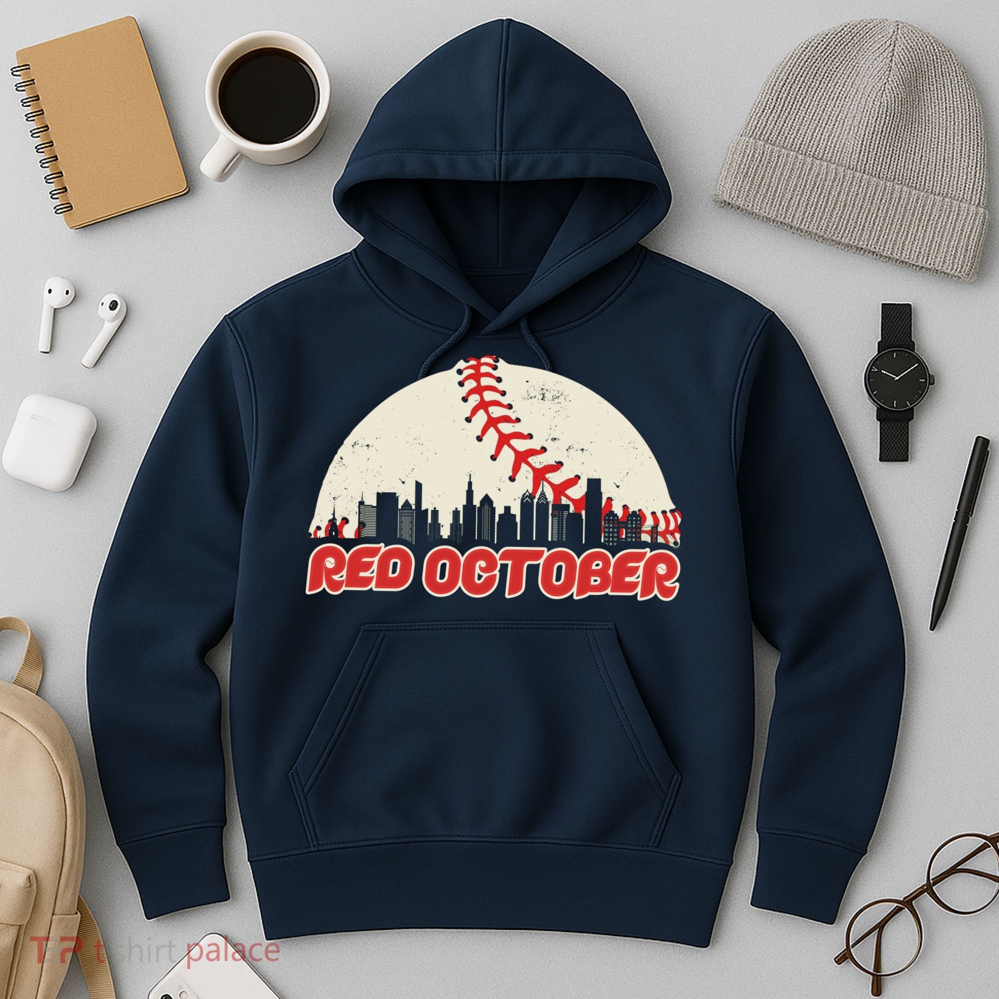 Red October Philadelphia Baseball Hoodie