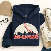 Red October Philadelphia Baseball Hoodie thumb 4