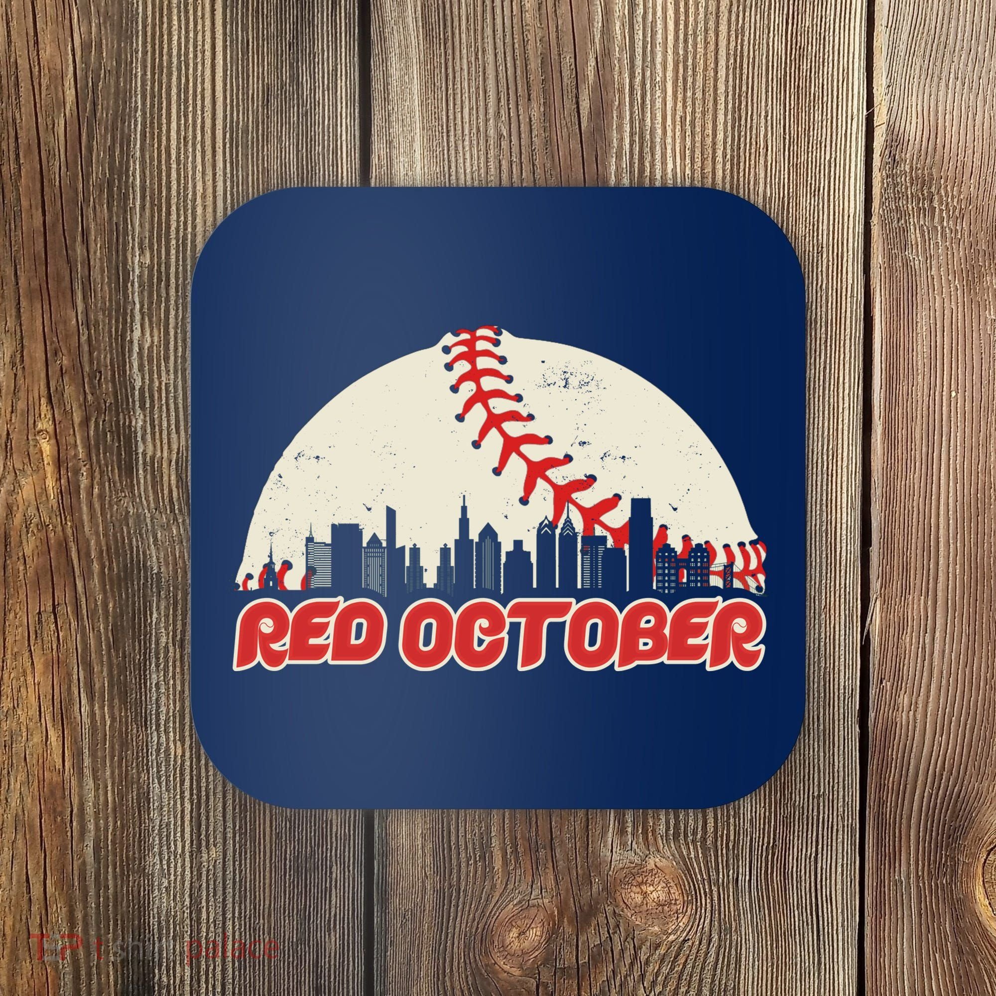 Red October Philadelphia Baseball Coaster
