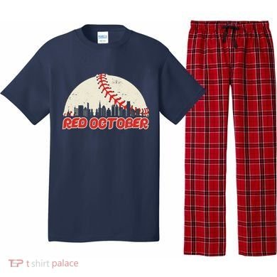 Red October Philadelphia Baseball Pajama Set