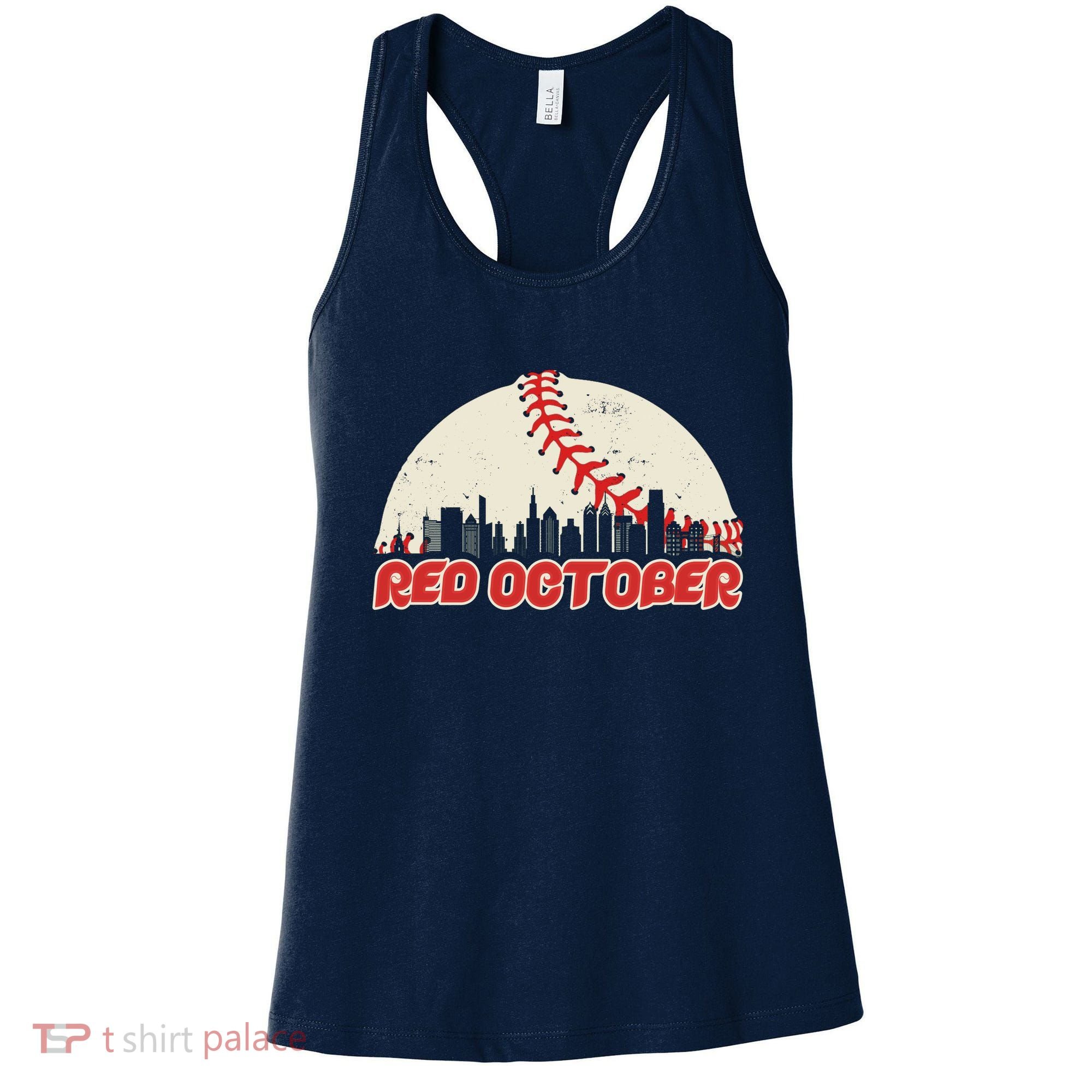 Red October Philadelphia Baseball Women's Tank Top