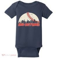 Red October Philadelphia Baseball Baby Bodysuit thumb 0
