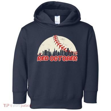 Red October Philadelphia Baseball Toddler Hoodie