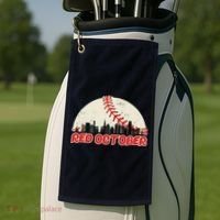 Red October Philadelphia Baseball Golf Towel thumb 2