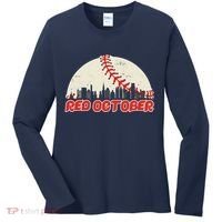 Red October Philadelphia Baseball Women's Long Sleeve Shirt thumb 0