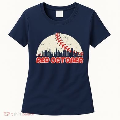 Red October Philadelphia Baseball Women's T-Shirt