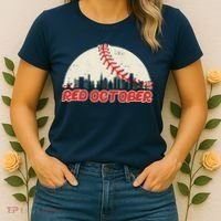 Red October Philadelphia Baseball Women's T-Shirt thumb 2