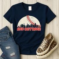 Red October Philadelphia Baseball Women's T-Shirt thumb 3