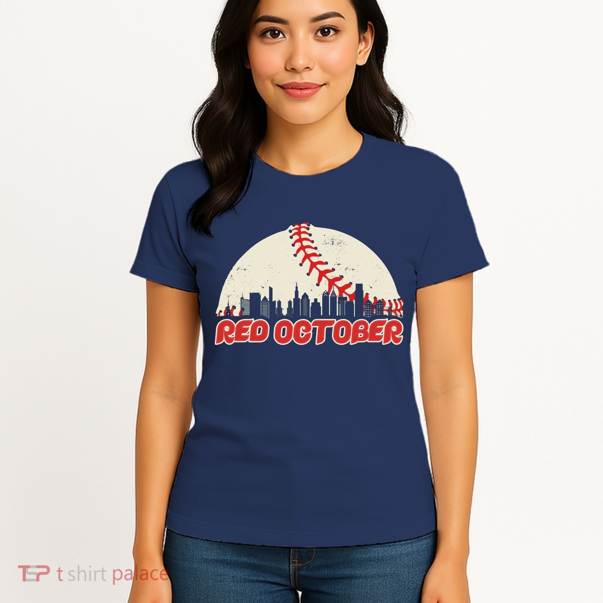 Red October Philadelphia Baseball Women's T-Shirt