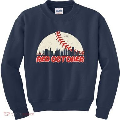 Red October Philadelphia Baseball Kids Sweatshirt