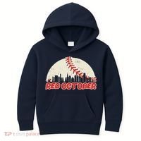 Red October Philadelphia Baseball Kids Hoodie thumb 0